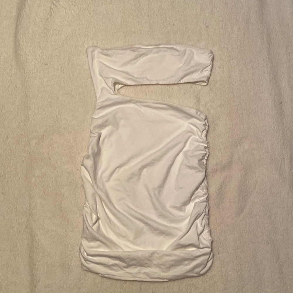 Sleeveless Cutout Ruched Mini Dress